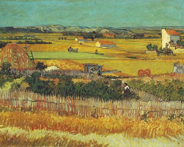 Vincent Van Gogh The Harvest, Arles China oil painting art